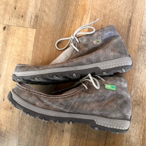 Twisted X ECO Chukka Driving Moc Shoes Gray